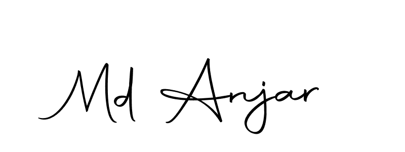 Design your own signature with our free online signature maker. With this signature software, you can create a handwritten (Autography-DOLnW) signature for name Md Anjar. Md Anjar signature style 10 images and pictures png