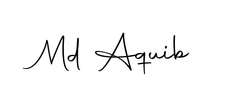if you are searching for the best signature style for your name Md Aquib. so please give up your signature search. here we have designed multiple signature styles  using Autography-DOLnW. Md Aquib signature style 10 images and pictures png
