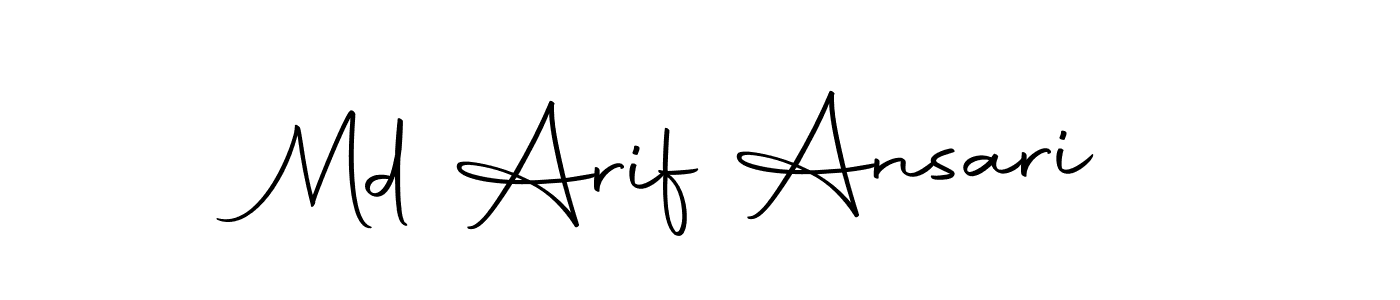 Make a beautiful signature design for name Md Arif Ansari. Use this online signature maker to create a handwritten signature for free. Md Arif Ansari signature style 10 images and pictures png