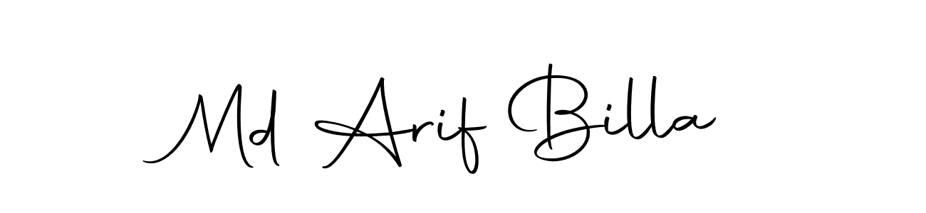 Design your own signature with our free online signature maker. With this signature software, you can create a handwritten (Autography-DOLnW) signature for name Md Arif Billa. Md Arif Billa signature style 10 images and pictures png