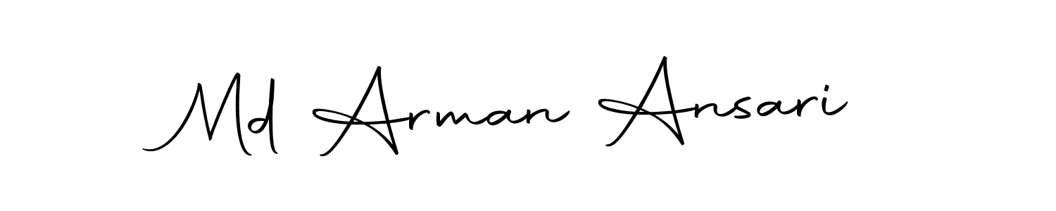 Make a beautiful signature design for name Md Arman Ansari. Use this online signature maker to create a handwritten signature for free. Md Arman Ansari signature style 10 images and pictures png