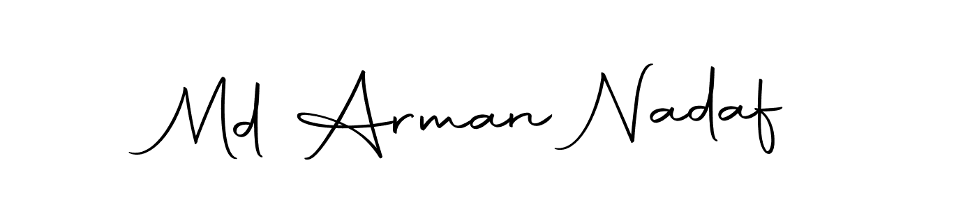 if you are searching for the best signature style for your name Md Arman Nadaf. so please give up your signature search. here we have designed multiple signature styles  using Autography-DOLnW. Md Arman Nadaf signature style 10 images and pictures png