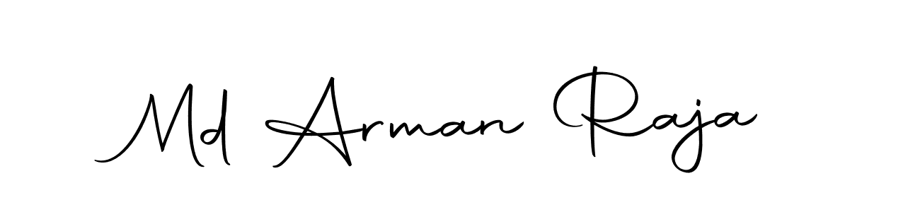 How to make Md Arman Raja name signature. Use Autography-DOLnW style for creating short signs online. This is the latest handwritten sign. Md Arman Raja signature style 10 images and pictures png