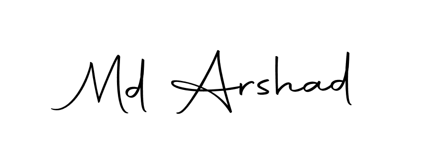 Make a beautiful signature design for name Md Arshad. Use this online signature maker to create a handwritten signature for free. Md Arshad signature style 10 images and pictures png