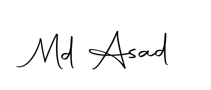 Create a beautiful signature design for name Md Asad. With this signature (Autography-DOLnW) fonts, you can make a handwritten signature for free. Md Asad signature style 10 images and pictures png