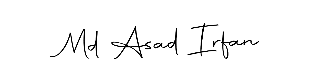 Design your own signature with our free online signature maker. With this signature software, you can create a handwritten (Autography-DOLnW) signature for name Md Asad Irfan. Md Asad Irfan signature style 10 images and pictures png