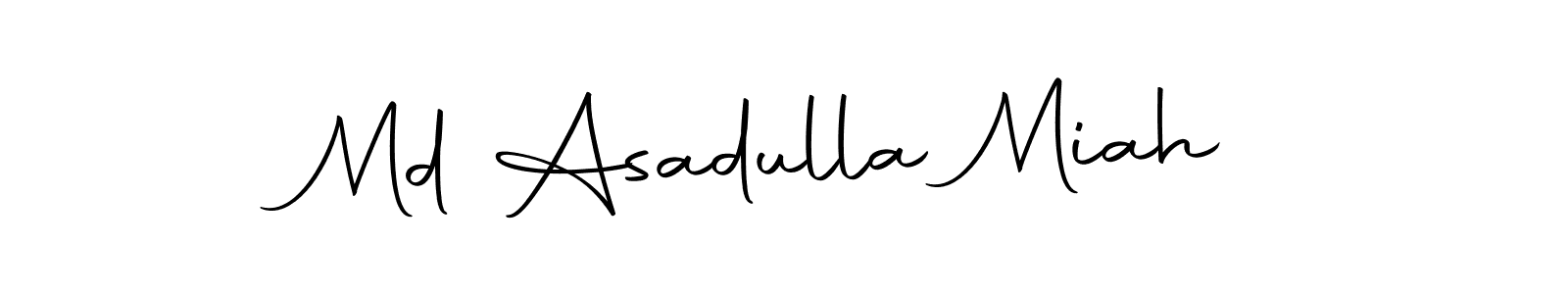 Autography-DOLnW is a professional signature style that is perfect for those who want to add a touch of class to their signature. It is also a great choice for those who want to make their signature more unique. Get Md Asadulla Miah name to fancy signature for free. Md Asadulla Miah signature style 10 images and pictures png