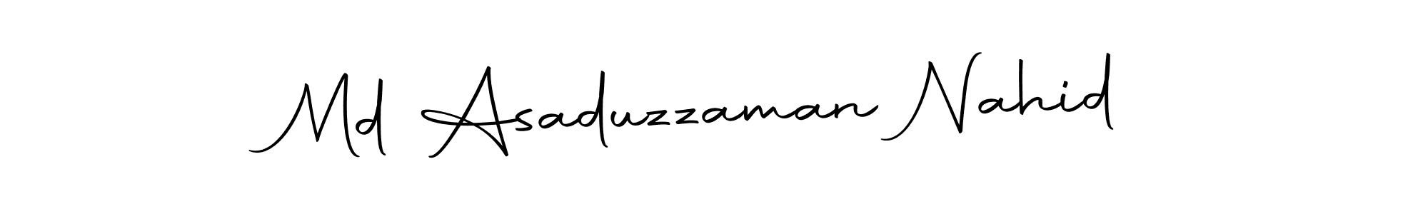 Autography-DOLnW is a professional signature style that is perfect for those who want to add a touch of class to their signature. It is also a great choice for those who want to make their signature more unique. Get Md Asaduzzaman Nahid name to fancy signature for free. Md Asaduzzaman Nahid signature style 10 images and pictures png