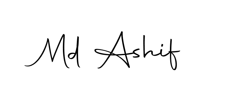 Design your own signature with our free online signature maker. With this signature software, you can create a handwritten (Autography-DOLnW) signature for name Md Ashif. Md Ashif signature style 10 images and pictures png