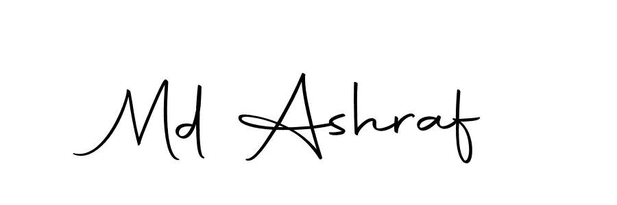 The best way (Autography-DOLnW) to make a short signature is to pick only two or three words in your name. The name Md Ashraf include a total of six letters. For converting this name. Md Ashraf signature style 10 images and pictures png