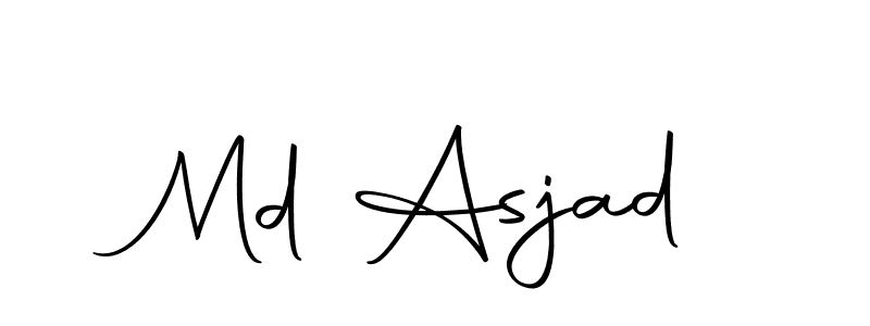 Make a beautiful signature design for name Md Asjad. Use this online signature maker to create a handwritten signature for free. Md Asjad signature style 10 images and pictures png