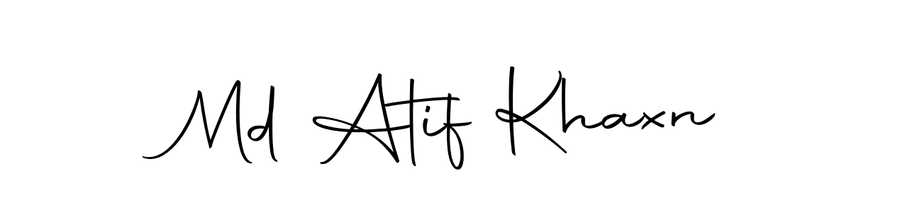 Also we have Md Atif Khaxn name is the best signature style. Create professional handwritten signature collection using Autography-DOLnW autograph style. Md Atif Khaxn signature style 10 images and pictures png