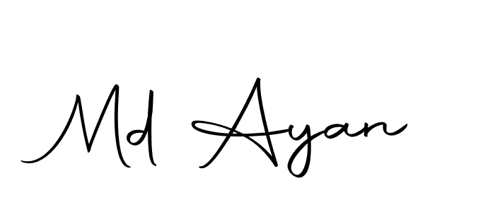 How to make Md Ayan signature? Autography-DOLnW is a professional autograph style. Create handwritten signature for Md Ayan name. Md Ayan signature style 10 images and pictures png