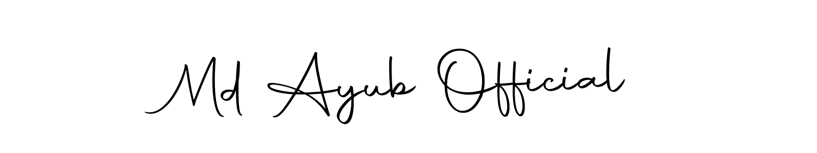 Autography-DOLnW is a professional signature style that is perfect for those who want to add a touch of class to their signature. It is also a great choice for those who want to make their signature more unique. Get Md Ayub Official name to fancy signature for free. Md Ayub Official signature style 10 images and pictures png