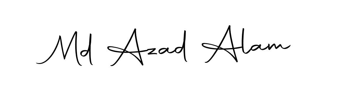 How to make Md Azad Alam name signature. Use Autography-DOLnW style for creating short signs online. This is the latest handwritten sign. Md Azad Alam signature style 10 images and pictures png