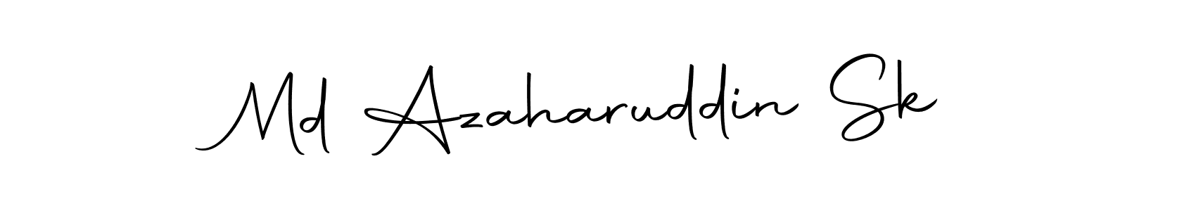 Design your own signature with our free online signature maker. With this signature software, you can create a handwritten (Autography-DOLnW) signature for name Md Azaharuddin Sk. Md Azaharuddin Sk signature style 10 images and pictures png