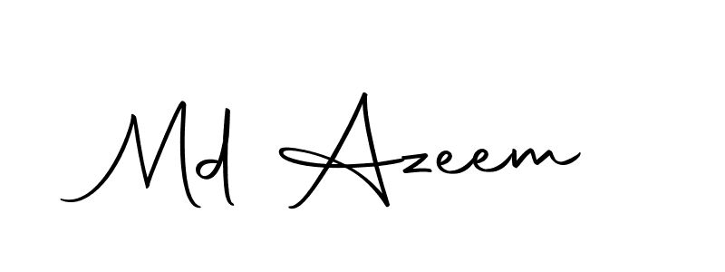 Make a beautiful signature design for name Md Azeem. Use this online signature maker to create a handwritten signature for free. Md Azeem signature style 10 images and pictures png