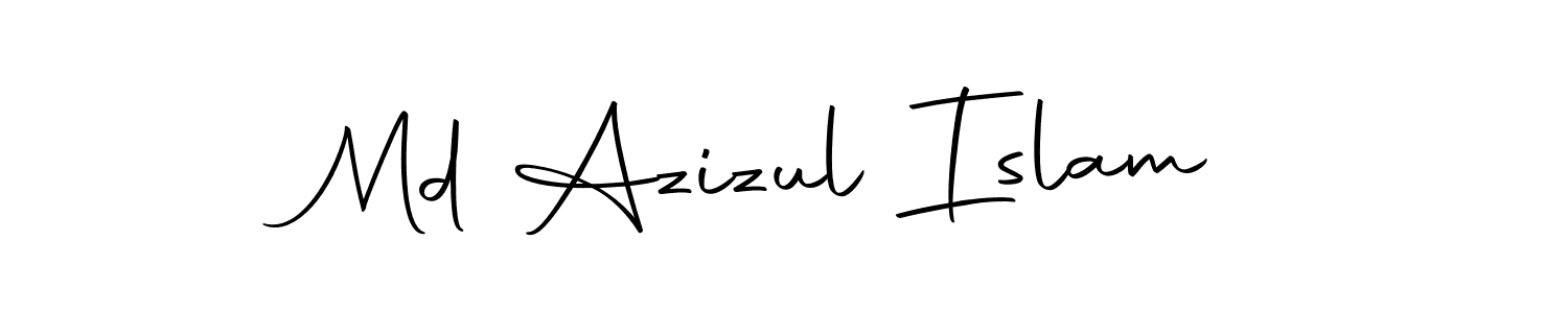 The best way (Autography-DOLnW) to make a short signature is to pick only two or three words in your name. The name Md Azizul Islam include a total of six letters. For converting this name. Md Azizul Islam signature style 10 images and pictures png