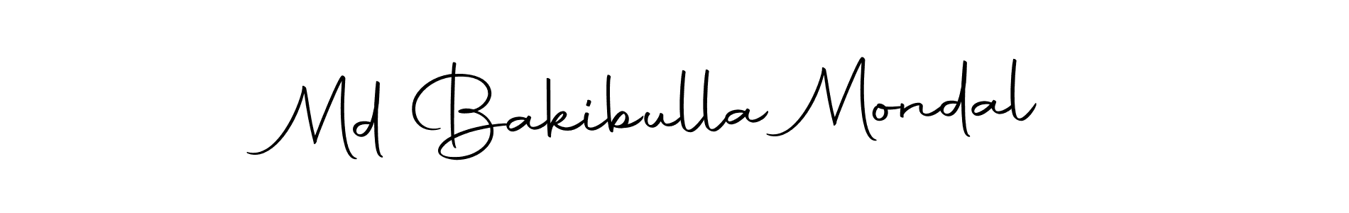 Design your own signature with our free online signature maker. With this signature software, you can create a handwritten (Autography-DOLnW) signature for name Md Bakibulla Mondal. Md Bakibulla Mondal signature style 10 images and pictures png