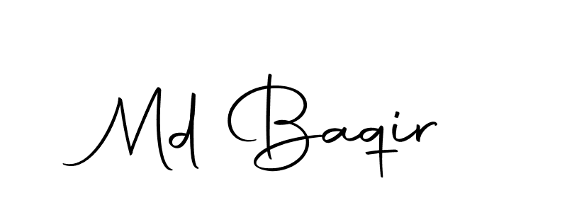 Make a beautiful signature design for name Md Baqir. Use this online signature maker to create a handwritten signature for free. Md Baqir signature style 10 images and pictures png