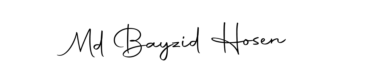 Also we have Md Bayzid Hosen name is the best signature style. Create professional handwritten signature collection using Autography-DOLnW autograph style. Md Bayzid Hosen signature style 10 images and pictures png