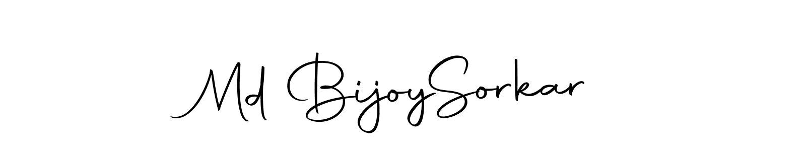 Use a signature maker to create a handwritten signature online. With this signature software, you can design (Autography-DOLnW) your own signature for name Md Bijoy  Sorkar. Md Bijoy  Sorkar signature style 10 images and pictures png