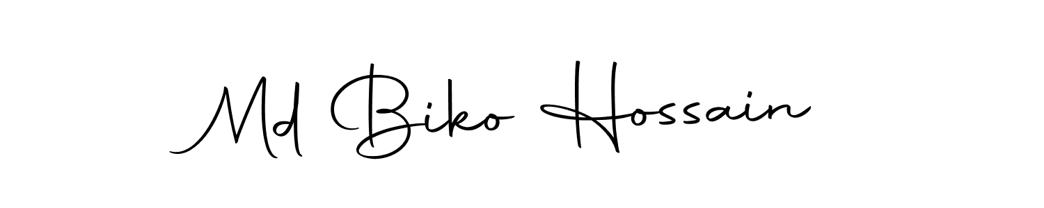 You can use this online signature creator to create a handwritten signature for the name Md Biko Hossain. This is the best online autograph maker. Md Biko Hossain signature style 10 images and pictures png