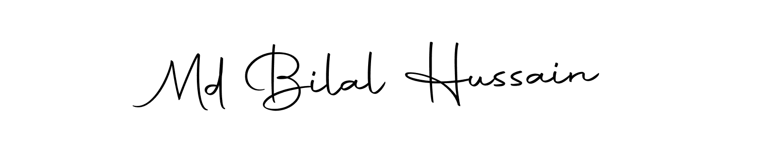 Md Bilal Hussain stylish signature style. Best Handwritten Sign (Autography-DOLnW) for my name. Handwritten Signature Collection Ideas for my name Md Bilal Hussain. Md Bilal Hussain signature style 10 images and pictures png