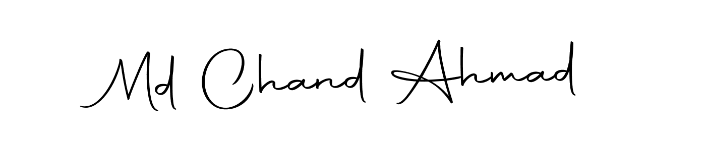 Design your own signature with our free online signature maker. With this signature software, you can create a handwritten (Autography-DOLnW) signature for name Md Chand Ahmad. Md Chand Ahmad signature style 10 images and pictures png