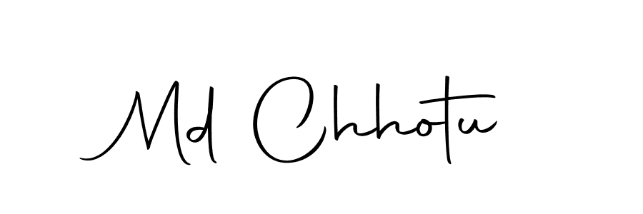 Use a signature maker to create a handwritten signature online. With this signature software, you can design (Autography-DOLnW) your own signature for name Md Chhotu. Md Chhotu signature style 10 images and pictures png