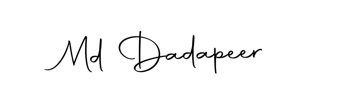 Md Dadapeer stylish signature style. Best Handwritten Sign (Autography-DOLnW) for my name. Handwritten Signature Collection Ideas for my name Md Dadapeer. Md Dadapeer signature style 10 images and pictures png
