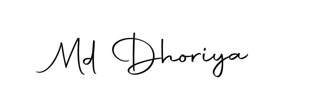 You can use this online signature creator to create a handwritten signature for the name Md Dhoriya. This is the best online autograph maker. Md Dhoriya signature style 10 images and pictures png
