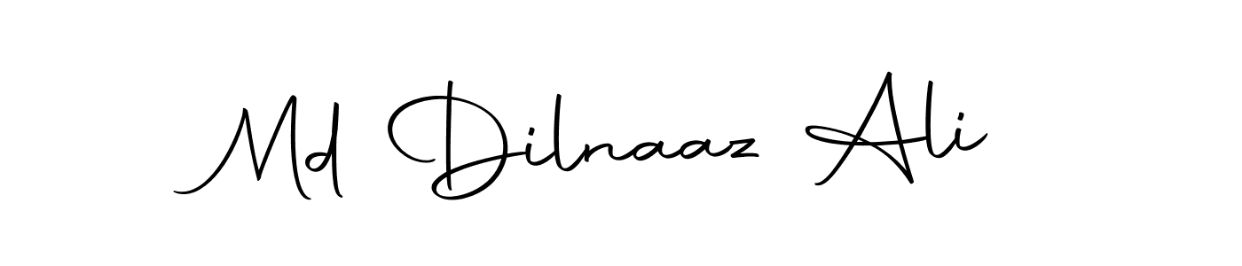 Design your own signature with our free online signature maker. With this signature software, you can create a handwritten (Autography-DOLnW) signature for name Md Dilnaaz Ali. Md Dilnaaz Ali signature style 10 images and pictures png