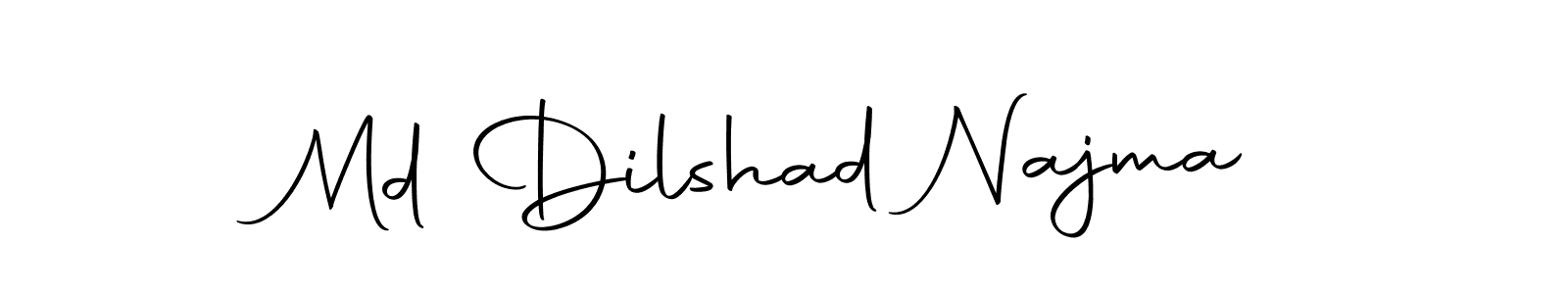 Make a beautiful signature design for name Md Dilshad Najma. Use this online signature maker to create a handwritten signature for free. Md Dilshad Najma signature style 10 images and pictures png