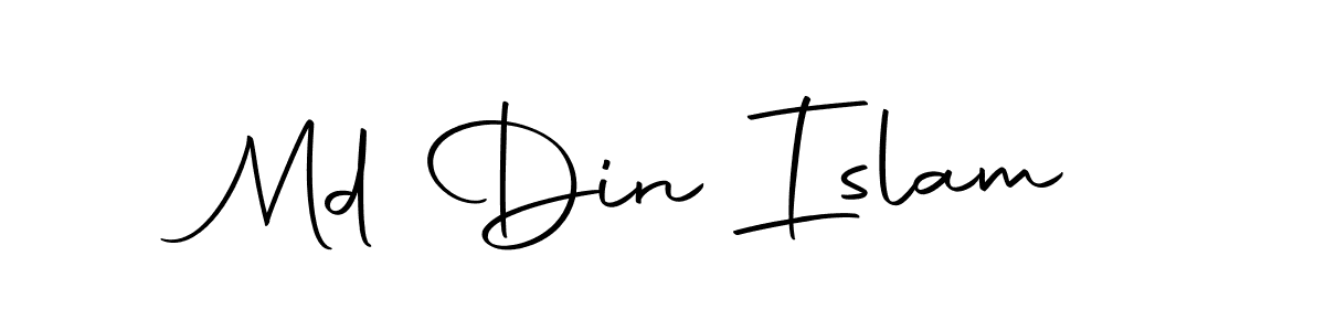 You can use this online signature creator to create a handwritten signature for the name Md Din Islam. This is the best online autograph maker. Md Din Islam signature style 10 images and pictures png