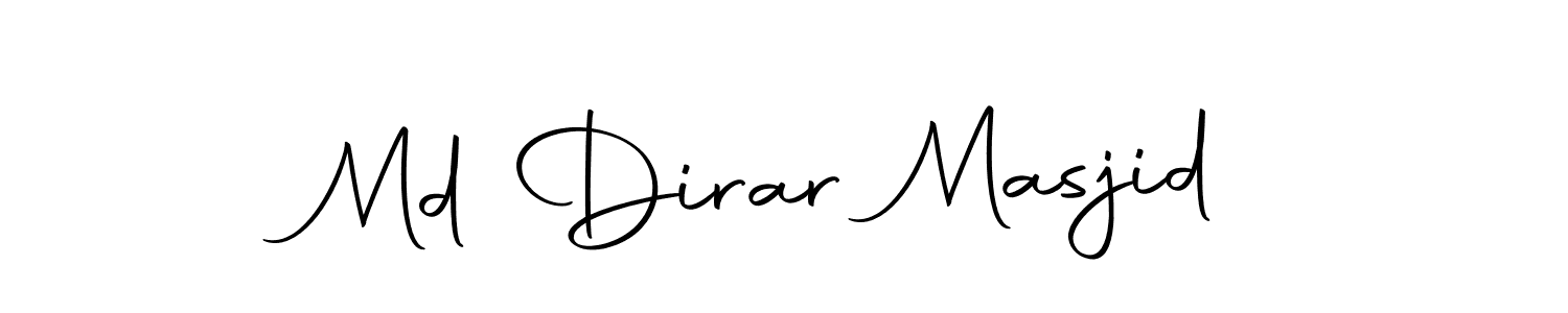 Use a signature maker to create a handwritten signature online. With this signature software, you can design (Autography-DOLnW) your own signature for name Md Dirar Masjid. Md Dirar Masjid signature style 10 images and pictures png