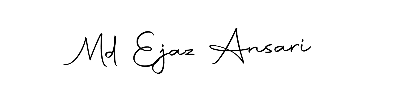 Use a signature maker to create a handwritten signature online. With this signature software, you can design (Autography-DOLnW) your own signature for name Md Ejaz Ansari. Md Ejaz Ansari signature style 10 images and pictures png