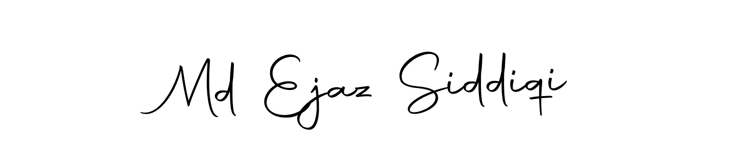 Create a beautiful signature design for name Md Ejaz Siddiqi. With this signature (Autography-DOLnW) fonts, you can make a handwritten signature for free. Md Ejaz Siddiqi signature style 10 images and pictures png