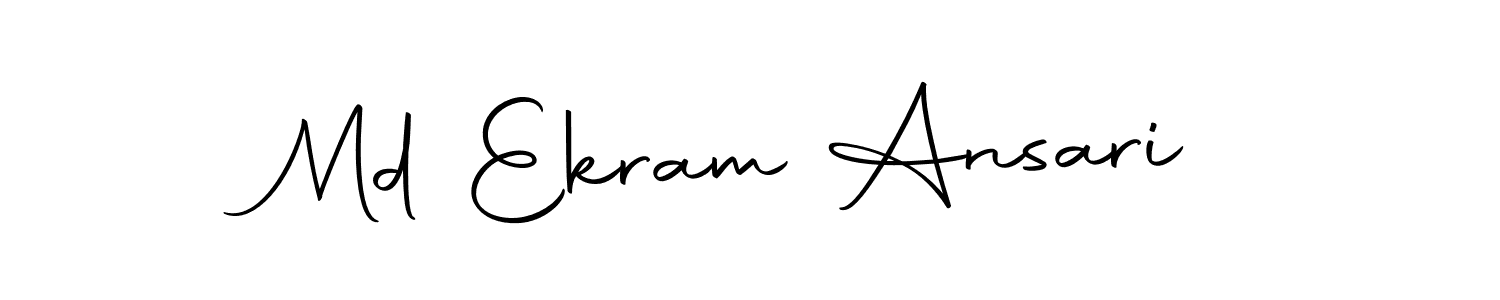This is the best signature style for the Md Ekram Ansari name. Also you like these signature font (Autography-DOLnW). Mix name signature. Md Ekram Ansari signature style 10 images and pictures png