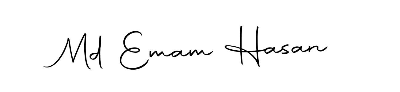 How to make Md Emam Hasan name signature. Use Autography-DOLnW style for creating short signs online. This is the latest handwritten sign. Md Emam Hasan signature style 10 images and pictures png