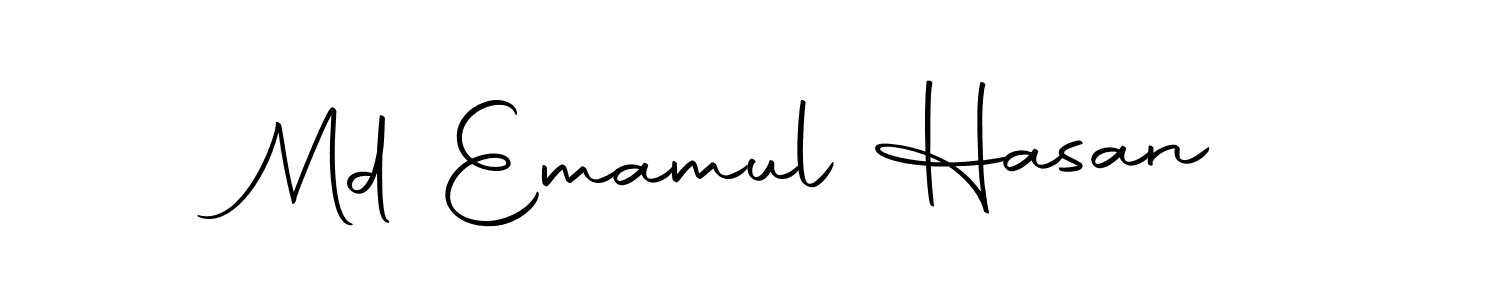 Make a beautiful signature design for name Md Emamul Hasan. With this signature (Autography-DOLnW) style, you can create a handwritten signature for free. Md Emamul Hasan signature style 10 images and pictures png