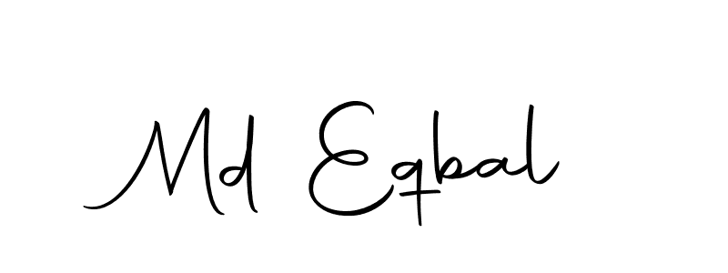 Also we have Md Eqbal name is the best signature style. Create professional handwritten signature collection using Autography-DOLnW autograph style. Md Eqbal signature style 10 images and pictures png