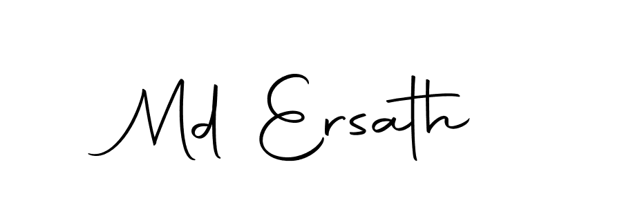 Also we have Md Ersath name is the best signature style. Create professional handwritten signature collection using Autography-DOLnW autograph style. Md Ersath signature style 10 images and pictures png