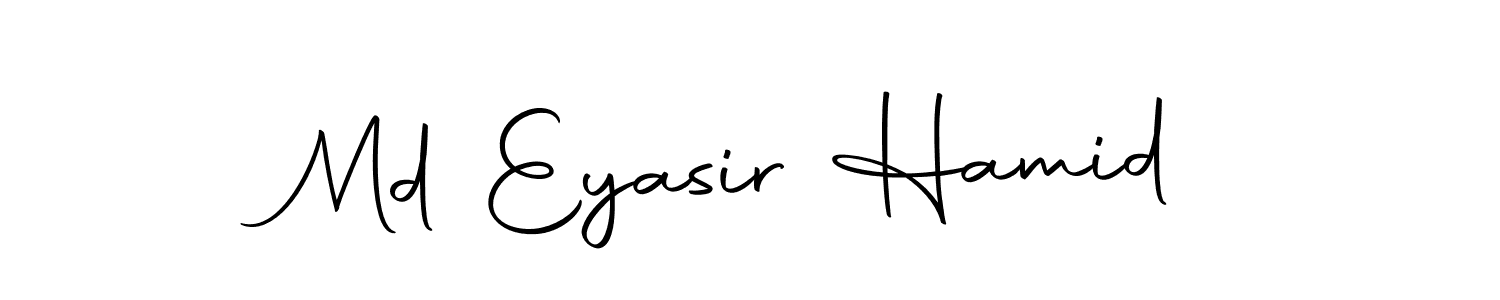 Md Eyasir Hamid stylish signature style. Best Handwritten Sign (Autography-DOLnW) for my name. Handwritten Signature Collection Ideas for my name Md Eyasir Hamid. Md Eyasir Hamid signature style 10 images and pictures png