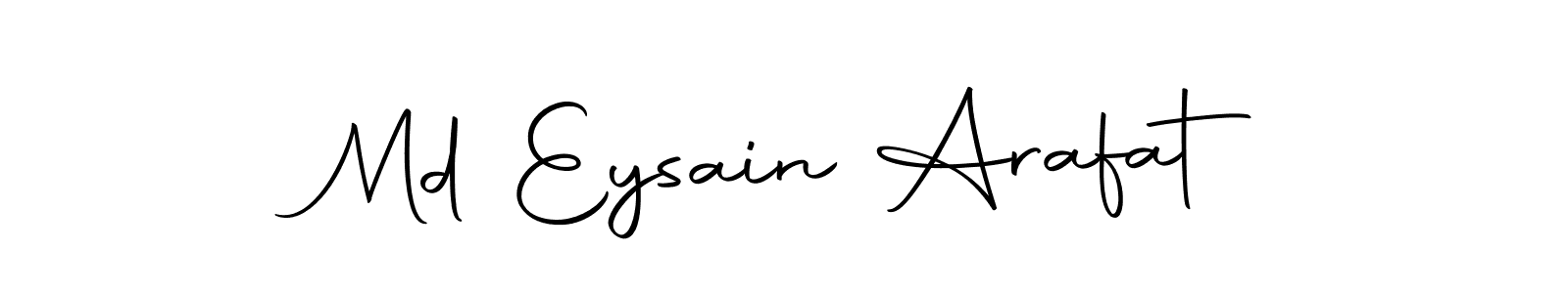 The best way (Autography-DOLnW) to make a short signature is to pick only two or three words in your name. The name Md Eysain Arafat include a total of six letters. For converting this name. Md Eysain Arafat signature style 10 images and pictures png