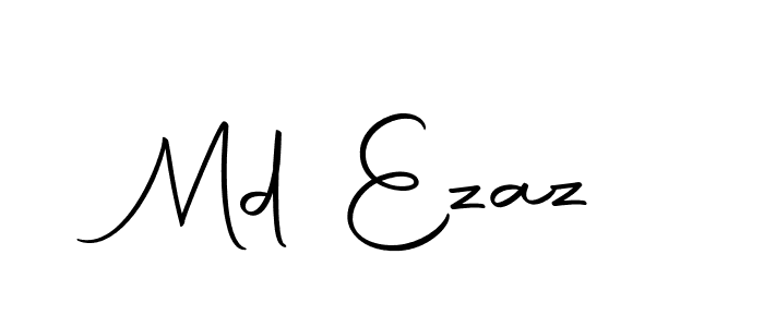 Create a beautiful signature design for name Md Ezaz. With this signature (Autography-DOLnW) fonts, you can make a handwritten signature for free. Md Ezaz signature style 10 images and pictures png