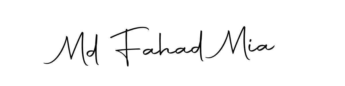 Design your own signature with our free online signature maker. With this signature software, you can create a handwritten (Autography-DOLnW) signature for name Md Fahad Mia. Md Fahad Mia signature style 10 images and pictures png