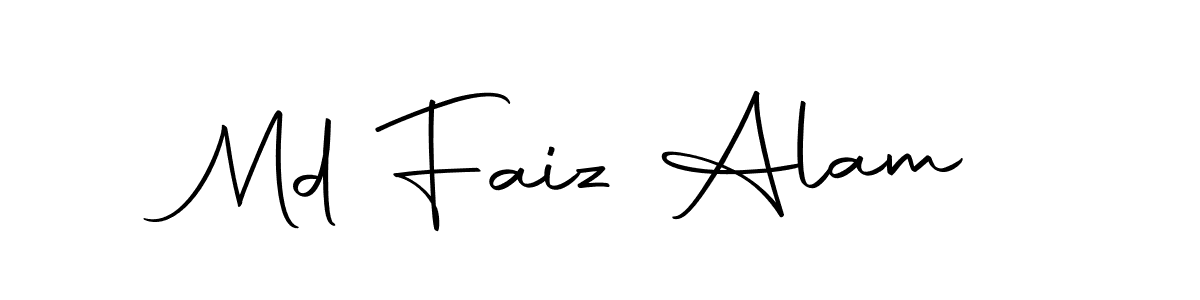 How to make Md Faiz Alam name signature. Use Autography-DOLnW style for creating short signs online. This is the latest handwritten sign. Md Faiz Alam signature style 10 images and pictures png