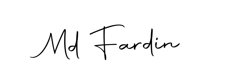 Use a signature maker to create a handwritten signature online. With this signature software, you can design (Autography-DOLnW) your own signature for name Md Fardin. Md Fardin signature style 10 images and pictures png