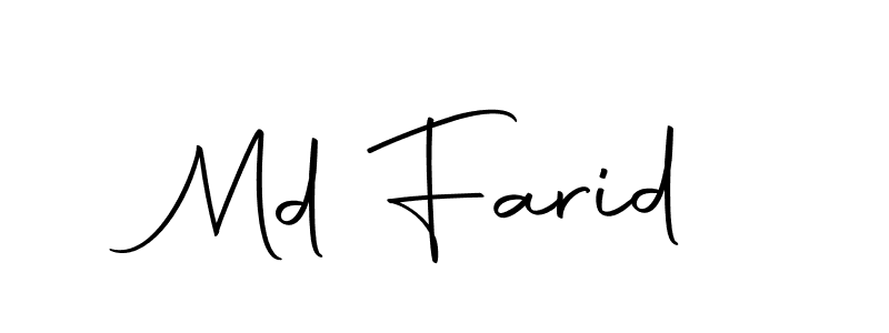 How to make Md Farid signature? Autography-DOLnW is a professional autograph style. Create handwritten signature for Md Farid name. Md Farid signature style 10 images and pictures png